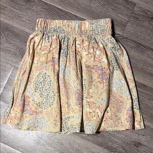 Floral Yellow Skirt